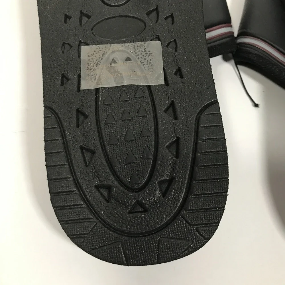 Texas A&M Aggies Slide Sandals Black Maroon Mens Small 7-8 Womens 9-10